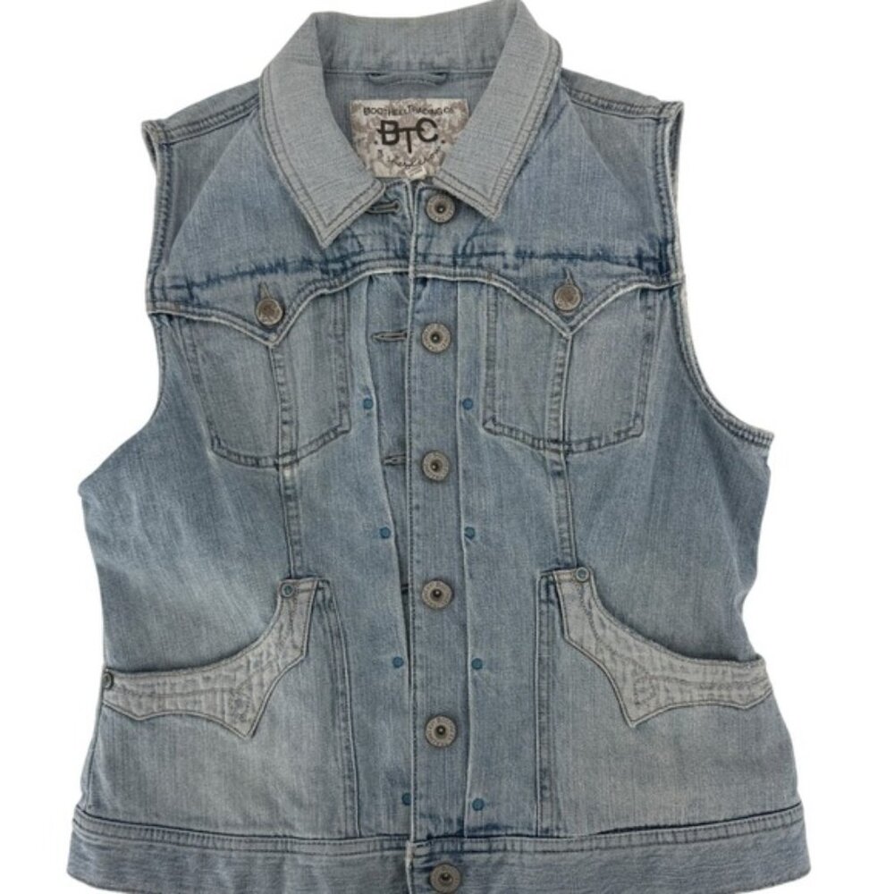 Bootheel Trading Co Sheryl Crow Denim Vest Western Coastal Cowgirl Americana